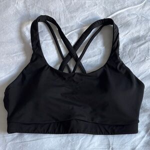 Lululemon Athletica x Barry’s Black Crisscross Sports Bra